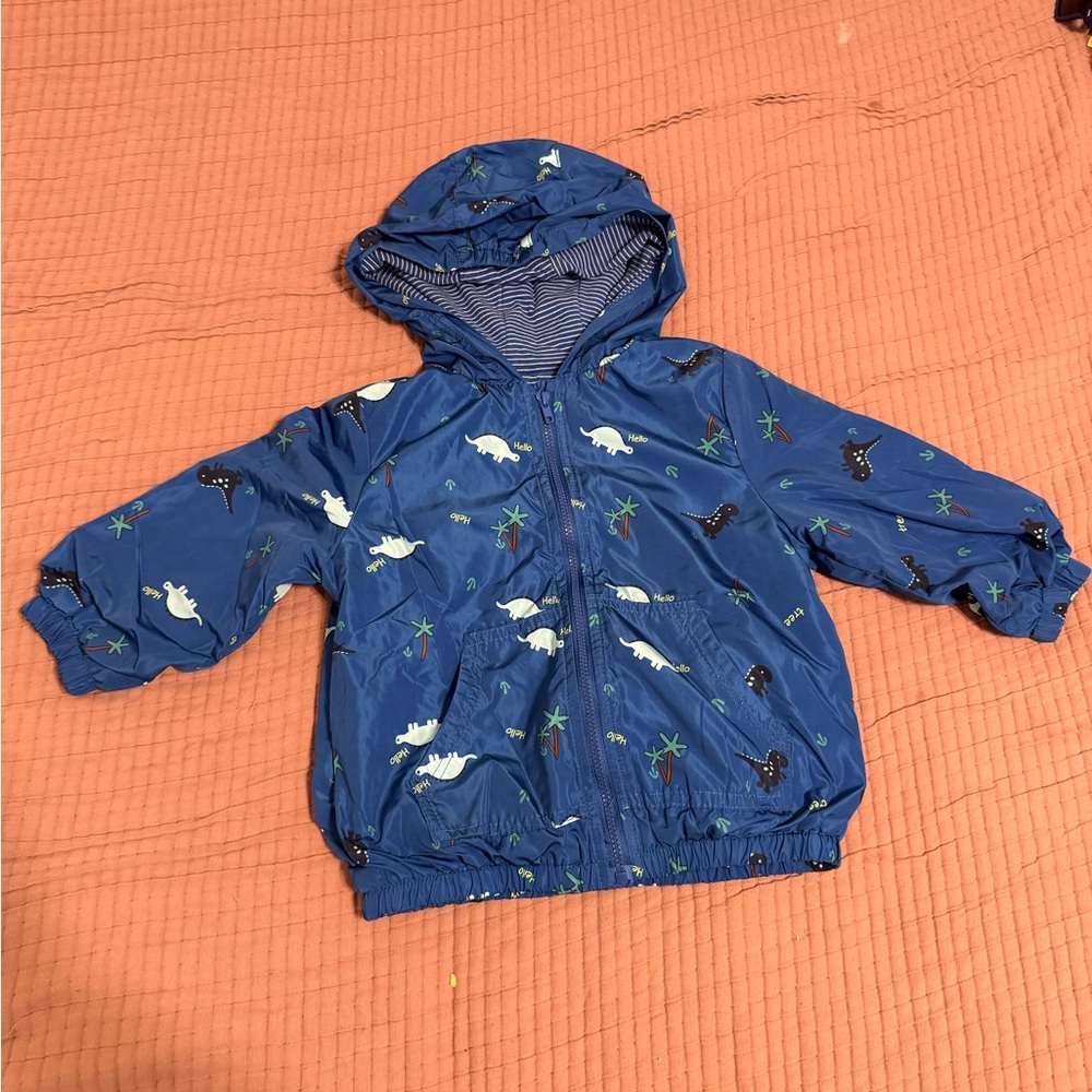 Blue Dinosaur Print Kids' Jacket